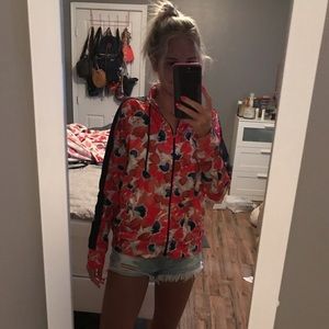 Aerie Floral Track Jacket